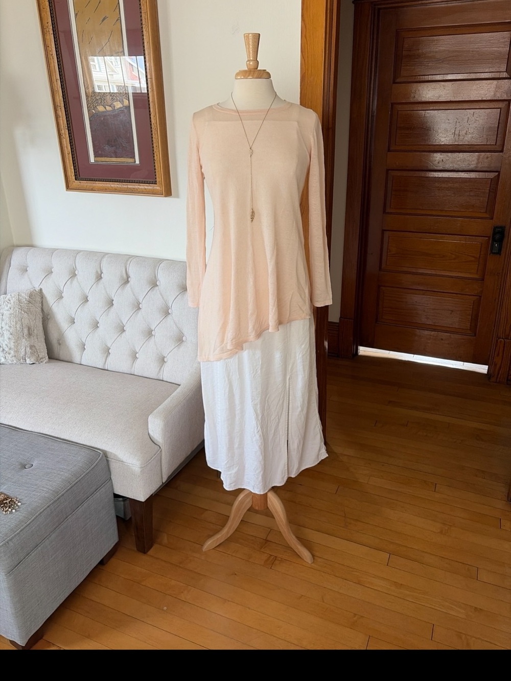 Eileen Fisher Long-Sleeve Asymmetric Tunic